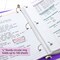 BAZIC 1/2" 3-Ring View Binder w/ 2-Pockets (11 Color Available)